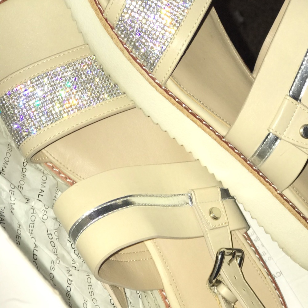 Aldo Diamond Sandals (Beige)